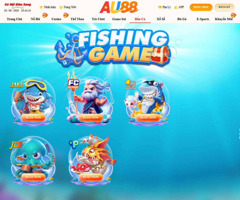 AU88 Kncrec – TRANG CHỦ CHÍNH THỨC AU 88 UY TÍN XANH CHÍN NHẤT 2026 25 Tại sảnh bắn cá Online bạn có thể trải nghiệm đa dạng các bộ môn giải trí để kiếm tiền Online
